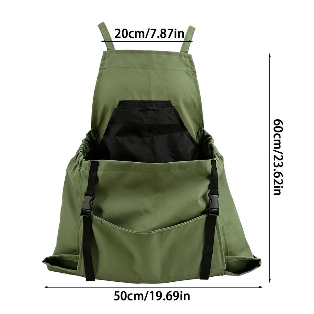Gardening Picking Apron Quick Release Fruit Pick Up Pockets Large Storage Pouch for Vegetable Farmers Gardening Outdoor Orchard