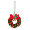Small Size Christmas Mini Wreath Vibrant Colors Holiday Hanging Pendant  Xmas Lovers