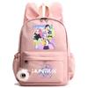 Anime Cute K-Pop Printed Backpack Student Teenager Bookbag for Boy Girl Schoolbag Kid Gift Women Large Capacity Travel Bag Mochila