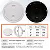 Marine Boat Round Non-Slip Inspection Hatches - Sizes 4",6",8" with Detachable Cover ABS Plastic Screw Out Access Hatch