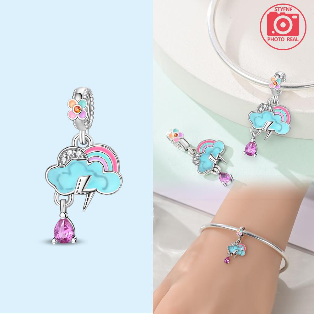 copper Colors Mr Island Pendant Compatible With Bracelets Sparkling Charm Bead Charms copper Colors Authentic Bracelets for Jewellery Making