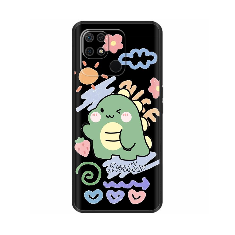 Pour Redmi 10C Coque Mignon Dessin Animé Silicone Liquide Souple Boîtier de Téléphone Pour Xiaomi Redmi 10C Coque Arrière redmi10C 10 C Coques Fundas