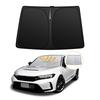 Honda Civic FL Series Windshield Sunshade UV No Suction Cups Light Summer UV Easy Installation and Interior Includes Storage Bag [Enhanced Edition]