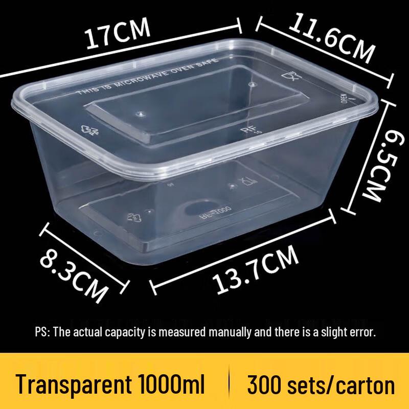 KAZHI Disposable Plastic Food Containers