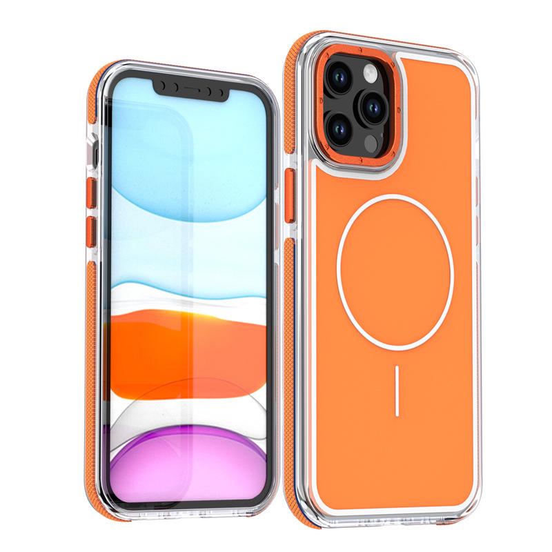 

Two-Color Magnetic iPhone 17 Pro Max Case Compatible with Apple 17, 16, 15, 14, 13 iPhone 16 Pro