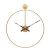 Nordic Large Wall Clock Modern Round Metal Silent Wall Decor Watch Indoor Kitchen Living Room Home Office Decoration Wall Clocks