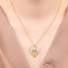 Personalized Necklace, Fashionable Gold Love Point Diamond Pendant Necklace Decoration