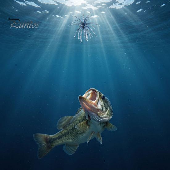 Fuzzy Soft Lure 2Pcs Bionic Sea Urchin Lure, 11cm/10g Floating Topwater Artificial Bait Bait, for Freshwater Saltwater Fishing