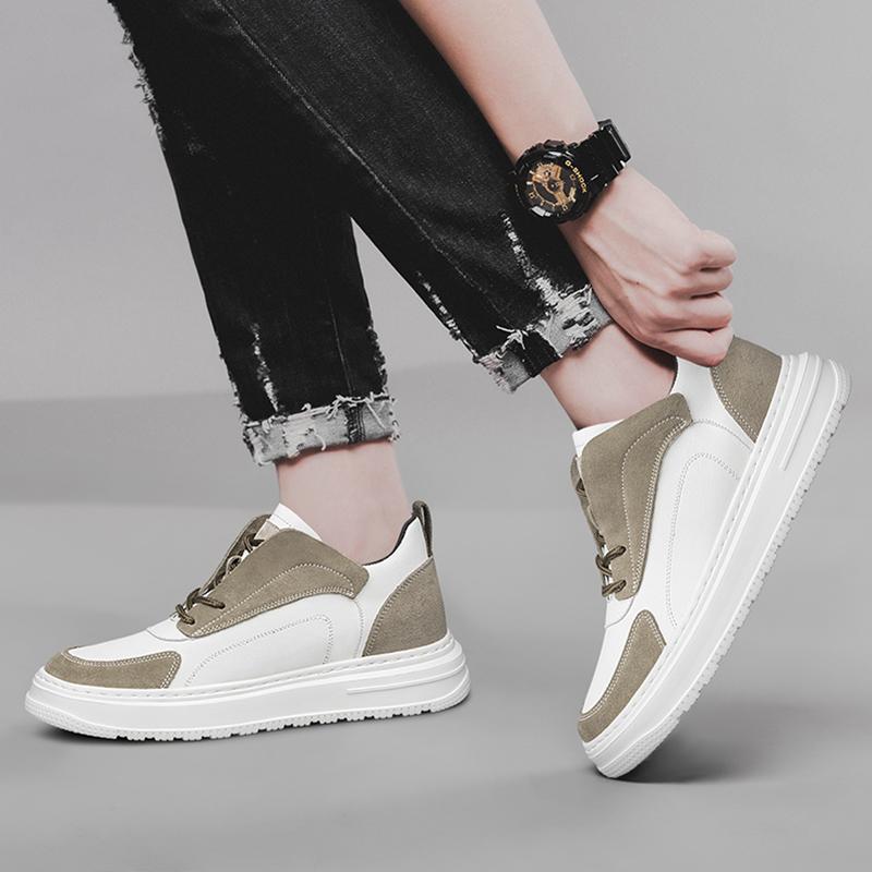 Fashion Big Size Men Elevator Shoes Breathable Casual Hidden Heels 6cm Height Increasing Sports Heighten Increase Sneaker Tenis for Man