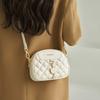 Travel bag Women's high-end shoulder bag Small fragrant style solid color diamond bag Versatile women's messenger bag