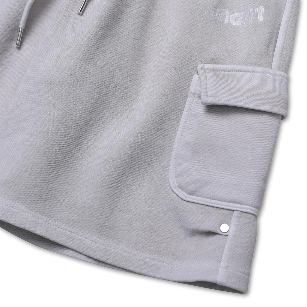 MARRT Pigment Pintuck Cargo Half Pants Light Beige