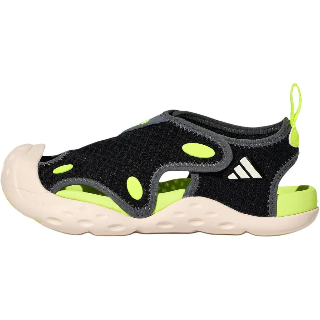 adidas STARSTRIDE Slip Resistant, Abrasion Resistant, Quick Dry Low Top Sandal Black Kids' KI8910