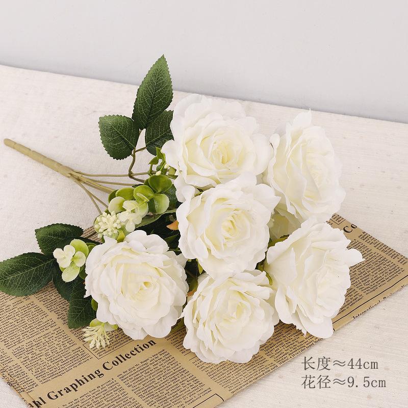 

Simulation rose wedding photography decoration simulation peony bride holding rose fake flower
