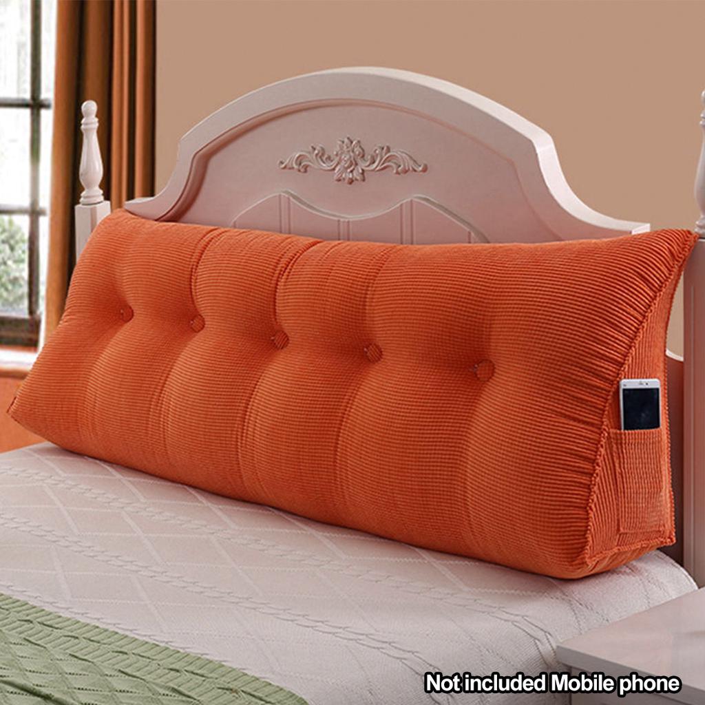 orange backrest pillow