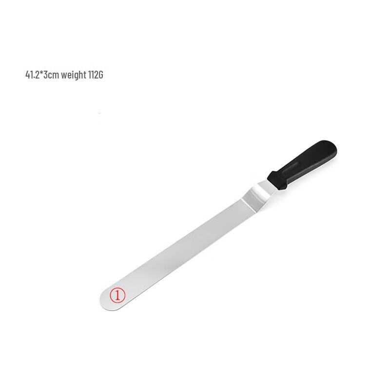Yidengxia 10-inch Stainless Steel Offset Cake Spatula