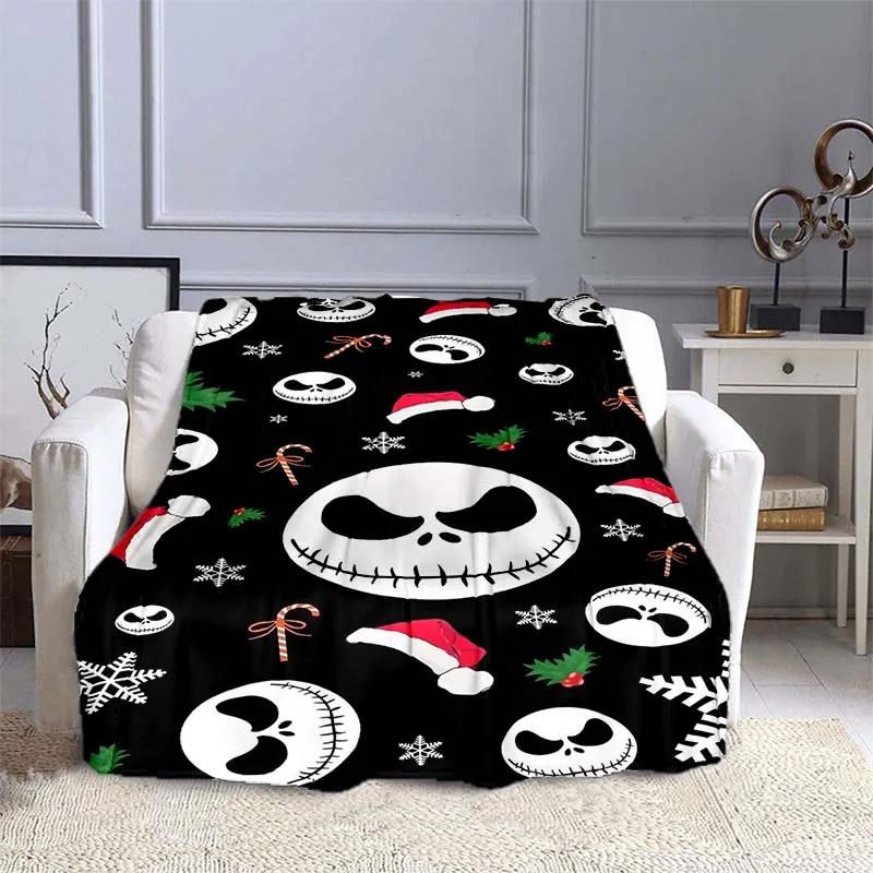 The Nightmare Before Christmas  Printed Blanket Kids Adult Blanket Soft Warm Bedding For Bed Sofa Travel Cover Blanket