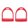 1 Pair of High Strength Stirrups Lightweight Engineering Plastic with Non Slip Rubber Pad Horse Riding Tool Accessories