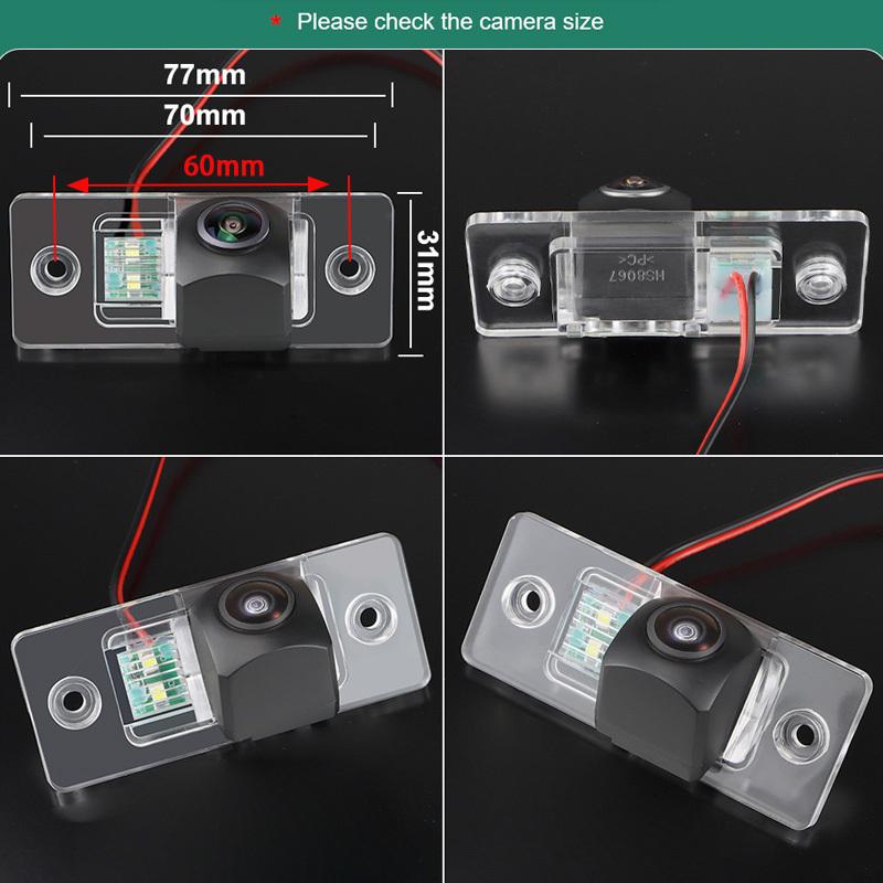 170 Degree AHD 1080P CVBS Car Rear View Camera For Volkswagen VW Jetta Bora Polo Golf MK4 A4 MK5 A5 Golf 4 5 Trajectory/Ruler