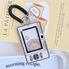 Keychain Pendant Acrylic Card Holder 3 Inch Kpop Photocard Holder  for Backpack Accessory