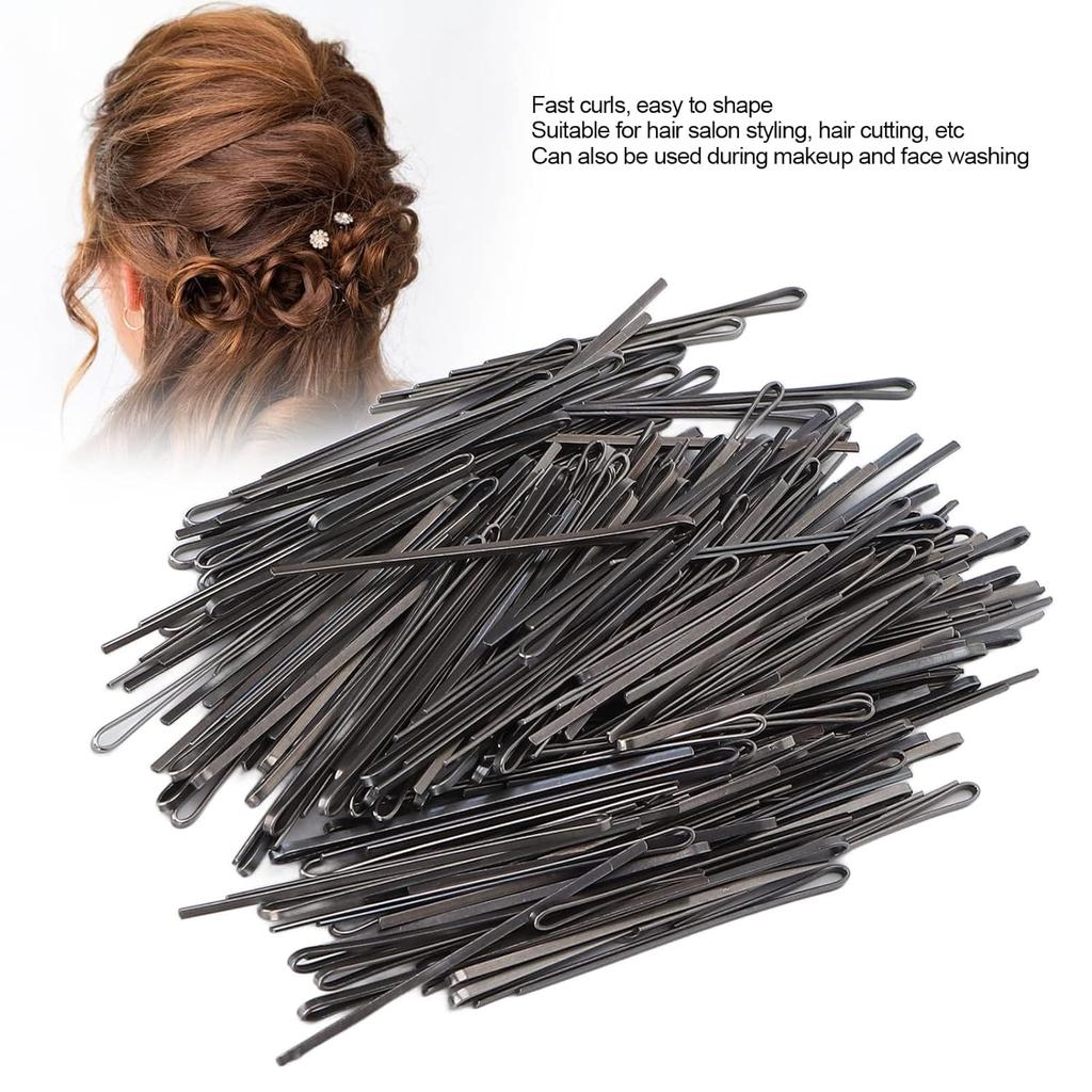 240 pcs Hairpins, Hair Clips Hair Styling Accessories Black Women Girls Hair Flat Hair Clips Bobby Pins Black Thick Hair Bobby Pins Large Long