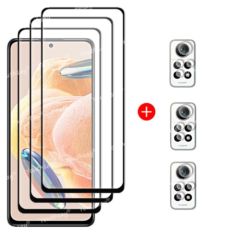 For Xiaomi Redmi Note 12 Pro Glass Redmi Note 12 Pro Tempered Glass Full Glue Screen Protector Film Redmi Note 12 Pro Plus Glass