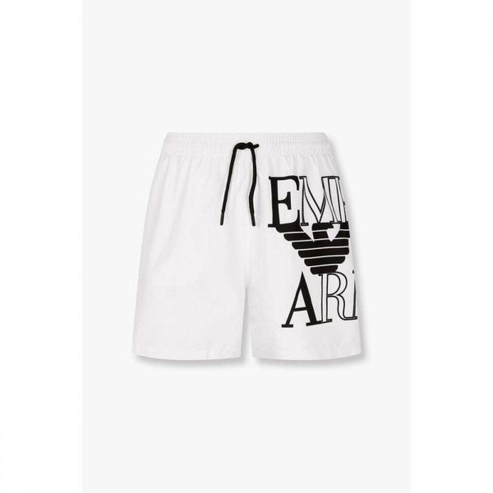 Emporio Armani Men S Big Logo Print Swim ShortS 0816121158 M(100)
