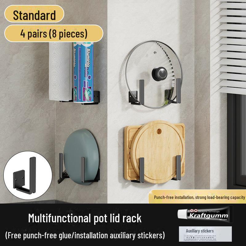 Punch-Free Kitchen Rack for Pots, Cutting Boards & More