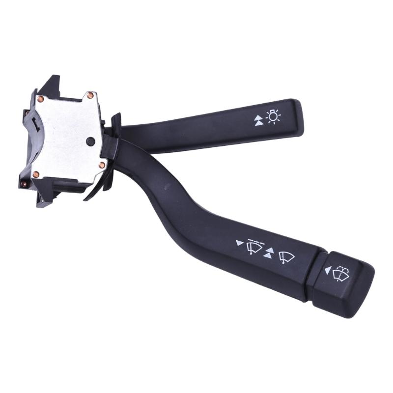 Wiper Stalk Control Unit with Printed Function Symbols, Black ABS Vehicle Component for Transit MK4 Replacing a Damaged or Worn Wiper Control