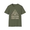 Question Everything T Shirt, Patriotic Shirt, Freedom Apparel, American Wear