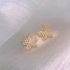 New Type Of Starfish Earrings For Sleeping Women's Temperament Exquisite Design Earrings Party Gifts Women's Fashion Zircon