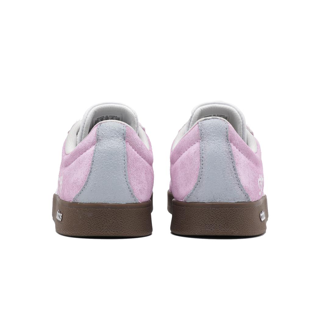 Adidas VL COURT 2.0 Lifestyle Sweet Meow Steps Abrasion Resistant Low top Skateboard Shoes Unisex Pink HQ1802(Team1166-)