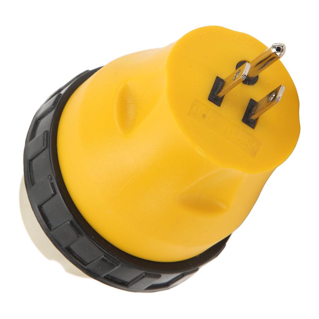 Jectse RV Power Converter Durable Outdoor RV Adapter Generator Adapter NEMA 5 15P Male to NEMA SS 2 50R Female