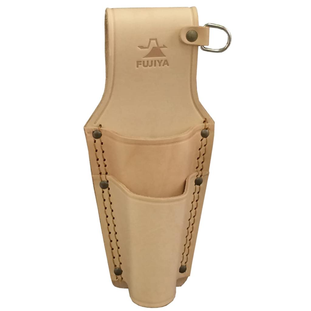 Fujiya Leather Pliers Holder (2-Tier Pliers Holder with D-Ring), Made in Japan, LP-3D