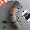 Hi Nordic Ceramic Retro Coffee Mug Simple Office Tea Cup Coarse Pottery Handmade Breakfast Milk Mug Couple Drinkware