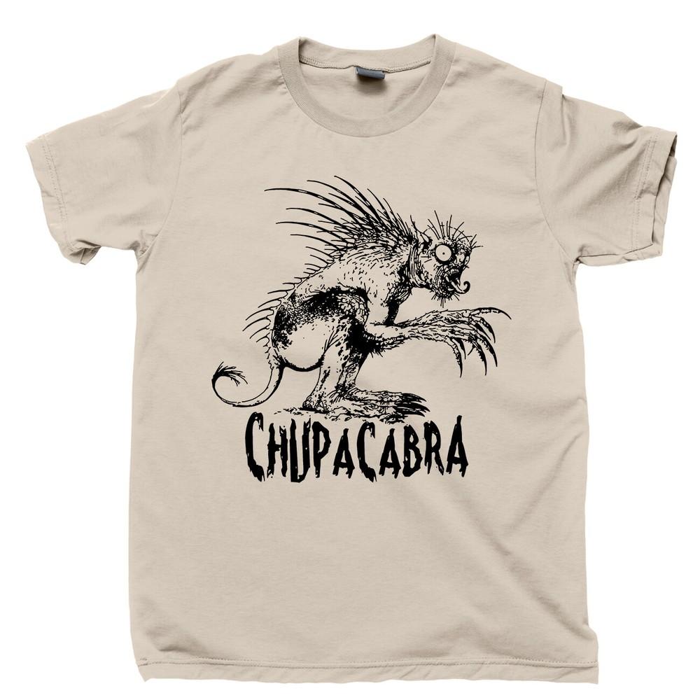 

El Chupacabra T Shirt Figure Beast Creature Aliens Bigfoot Jackalope Mothman Tee 4XL