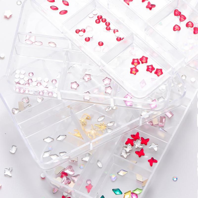 1Set Dental Tooth Gems Diamond Ornament Diy Tools Various Shapes Color Teeth Jewelry Denture Acrylic