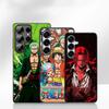 Shanks One Pieces Luffy Zoro Case for Samsung Galaxy A07 A13 A12 A14 A23 A42 A50 A51 A52 A53 A70 A71 A72 A21S A04 Note 20 9 8 10