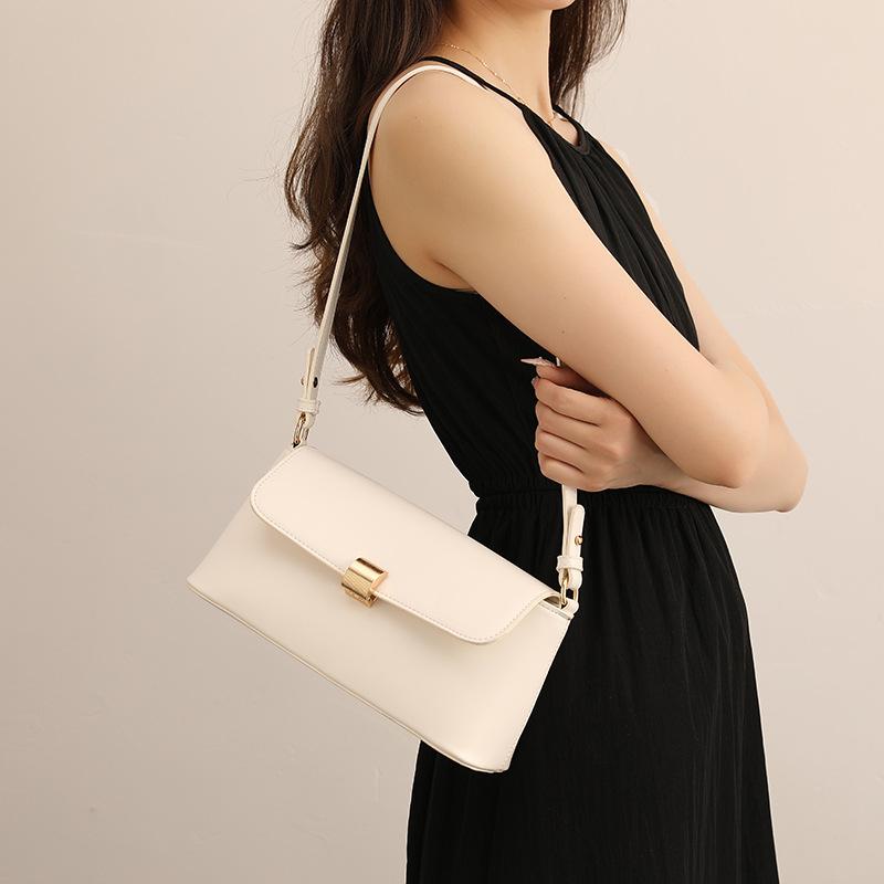 French Niche High End Bag for Women New Fashion Retro One Shoulder Underarm Bag Versatile Crossbody Bag
