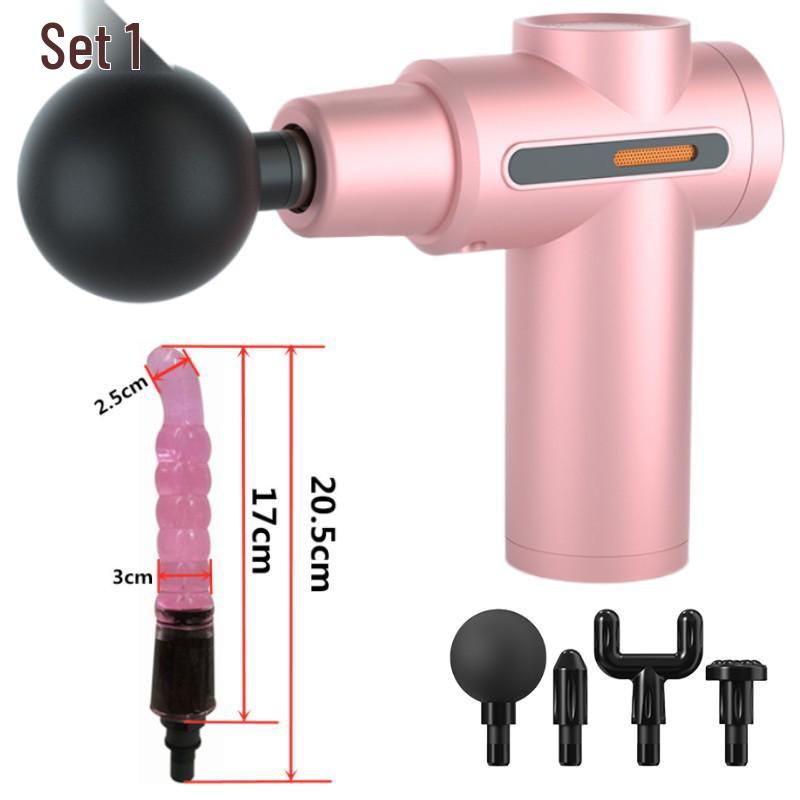 Silicone Adapter Replacement for Electric Fascia Massage Gun - Universal Head for Men & Women.