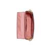 Coach Kleo 23 Color Block Saddle Flap Pebble Leather Shoulder Bag Medium Women Shoulder Bag Pink Orange Deep-Pink C8160-IMSMX