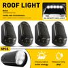 Wireless Solar Cab Lights - Punch-Free - Cold White LED Roof Lamp For Car