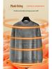 2025 Winter Men's Embroidered Fleece Sweater - Round Neck, Plus Velvet Chenille Knit, Thickened Base Layer Top