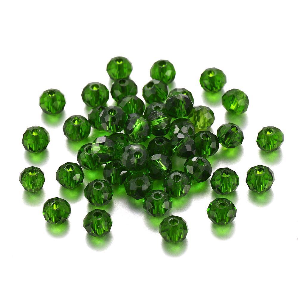 DIY Jewelry Craft Kit: Transparent 3-8mm Glass Beads, Rice, Diamond, Crystal Cuts, Lantern Shapes, Spacer Beads - Perfect For Accessory Making