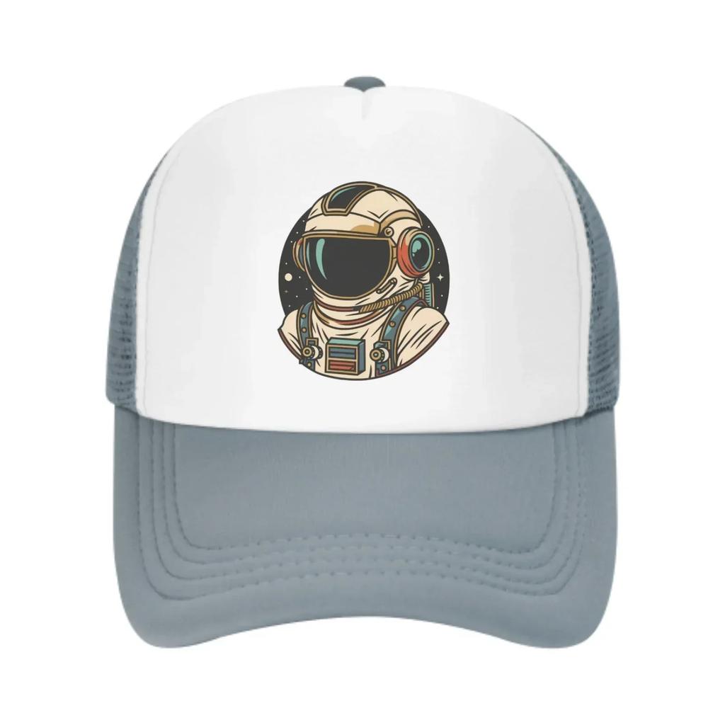 SpaceUnisex Mesh Trucker Hats for Unisex Women Adjustable Casual Fashion Baseball Caps for Outdoor Activities