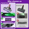 Parti di Ricambio Testa LED Luce Verde Lemige per Aspirapolvere Senza Fili Dyson V7 V8 V10 V11 V15, Accessori LED a Rilascio Rapido