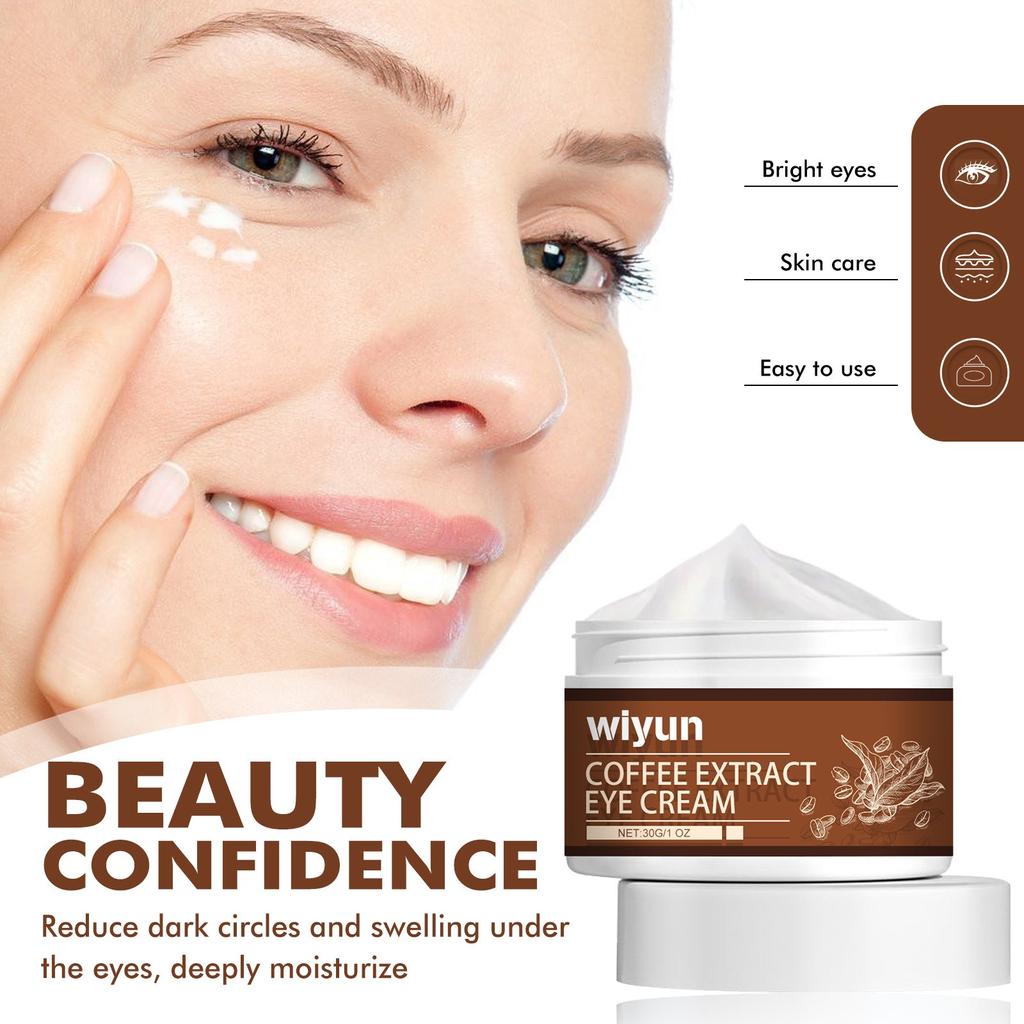 Caffeine Eye Paste Contains Moisturising Ingredients That Provide Long-lasting Nourishment To Keep The Skin Around The Eyes Hydrated,Gift For Women