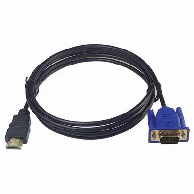 1,8 m HDMI-Kabel HDMI zu VGA 1080P HD mit Audio-Adapterkabel HDMI-zu-VGA-Kabel