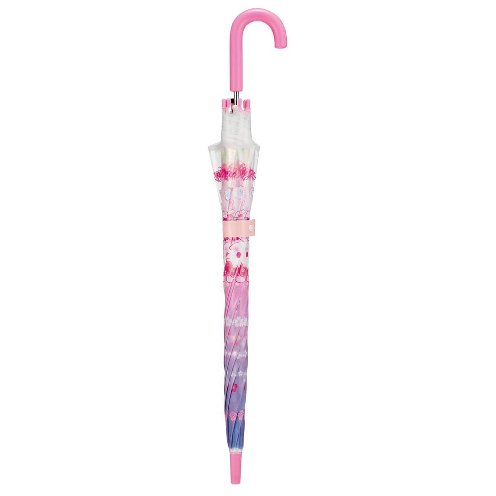 Skater Sanrio Hello Kitty Sakura Magic Clear Umbrella for Kids 55cm UBV3-A