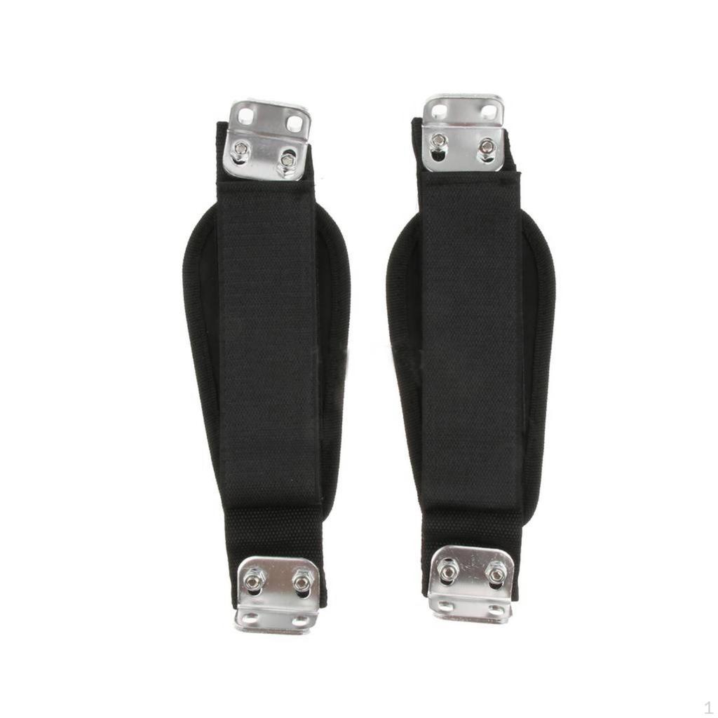 2 Pieces Binding Strap Foot Strong Metal Mount Rough Terrain Board