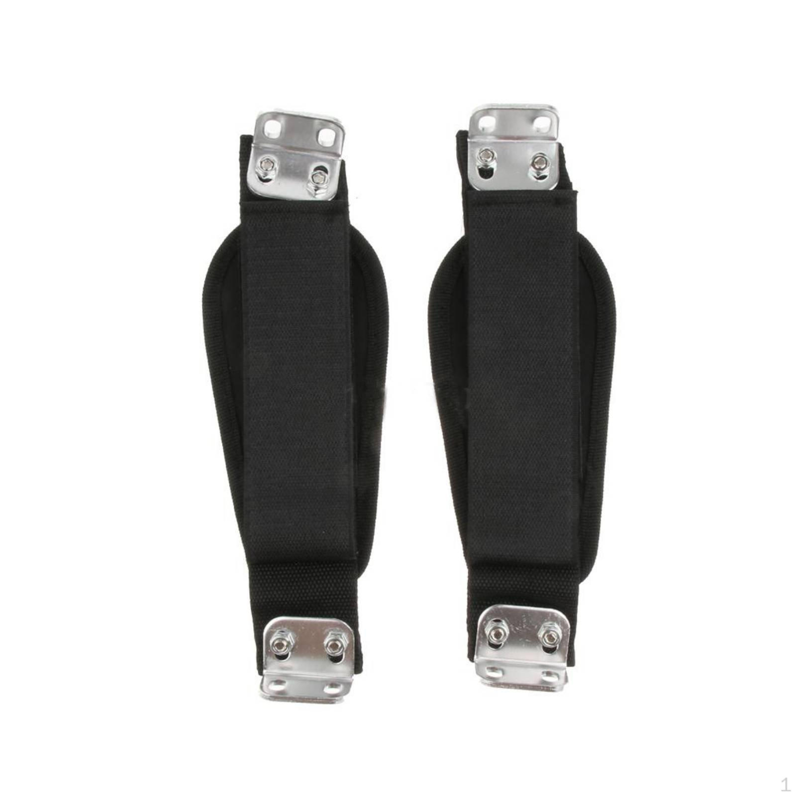 2 Pieces Binding Strap Foot Strong Metal Mount Rough Terrain Board